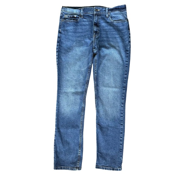 Member’s Mark Men’s Straight Leg Jeans 34x32 Medium Blue - Picture 1 of 4